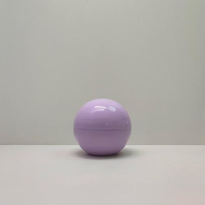 Cor personalizada 5g-80g frasco de creme de plástico esférico leve com PET 100% fresco e 20 dias de tempo de entrega