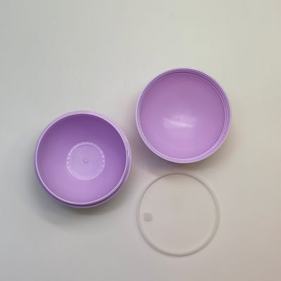 Cor personalizada 5g-80g frasco de creme de plástico esférico leve com PET 100% fresco e 20 dias de tempo de entrega
