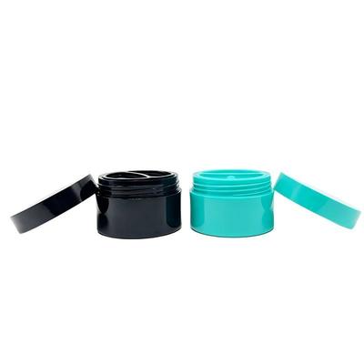 50+50g PP Plastic Double Shell Cream Jar for Thick Viscous Formulas with No Mechanical Stress and High Particulates Compatibility