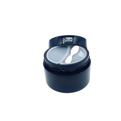 50+50g Matt PP Plastic Cream Jar com colher e casca dupla para embalagem cosmética com 20 dias de prazo