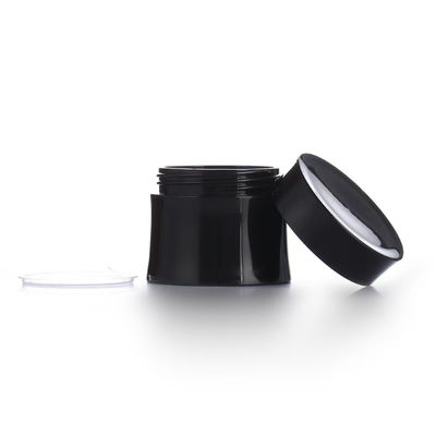 Unique Design UV Coating Plastic Cream Jar with Screw Lid for Personal Skin Care Packaging
