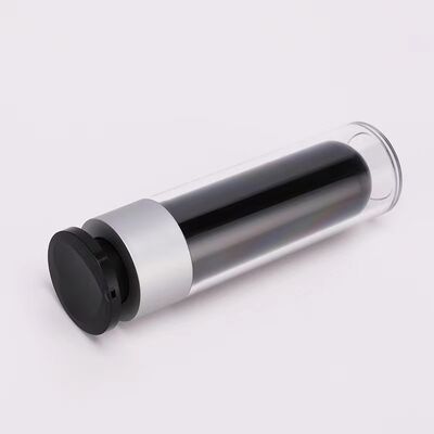 Heart-inner Shape Acrylic Airless Cosmetic Bottle with High-ended Quality for Skincare Customizable in 15ml 30ml 50ml