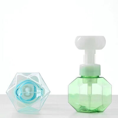 150ML and 300ML Foaming Hand Sanitizer Bottle Flower Stamp Soap Dispenser Flower Soap Pump Suitable for Children