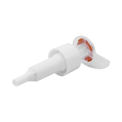 Bomba de loção de plástico com tamanho múltiplo 24mm 28mm Design de vedação anti-derramamento e comprimento de tubo personalizado para garrafas de sabão líquido