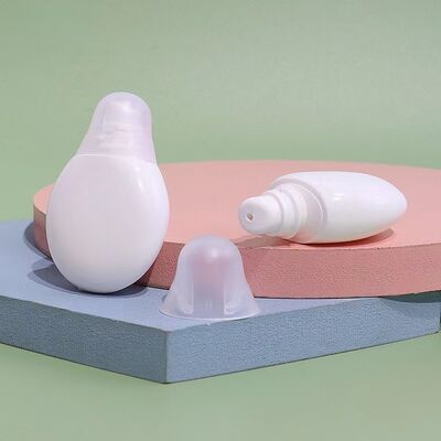 15g PE plástico tipo de compressão de parafuso tampa cosmética frasco para cuidados dos lábios - FDA aprovado frasco de máscara labial