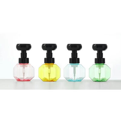 300 ml de frasco de bomba de espuma em forma de flor de patas de gato para distribuidor de sabão e limpador de espuma