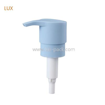 Bomba de loção plástica de 24 mm e 28 mm com opções de cores personalizáveis para distribuição higiênica e sanitária