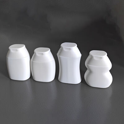 40/60ML Garrafa de HDPE recarregável com tampa de flip para uso cosmético e creme solar