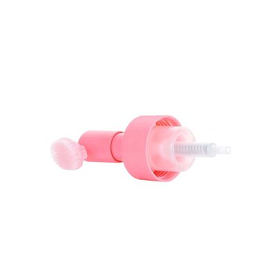 Dispensador de bomba de espuma de escova de silicone de plástico de 42 mm para sabonetes faciais e produtos de limpeza