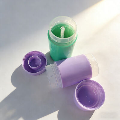 Atacado 30g 50g 75g 100g Tubos Vazios para Desodorante em Bastão de Grau Cosmético PP com Impressão Serigráfica Personalizada