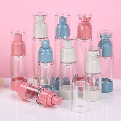 Frasco Airless com Bomba à Prova de Vazamentos e Decorações Personalizáveis para Embalagens Cosméticas