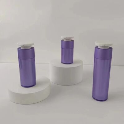 Botão de bomba acrílica sem ar em forma de coração com impressão de tela de seda personalizada e design à prova de vazamento para loção cosmética