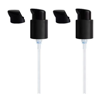 Bomba Dispensadora de Creme com Design de Meia Tampa 18mm 20mm 24mm Plástico - Bomba Cosmética à Prova de Vazamento para Uso Doméstico e em Salão