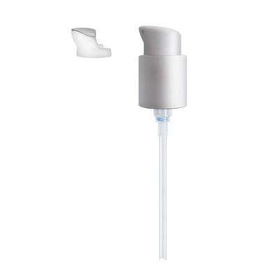 Bomba Dispensadora de Creme com Design de Meia Tampa 18mm 20mm 24mm Plástico - Bomba Cosmética à Prova de Vazamento para Uso Doméstico e em Salão