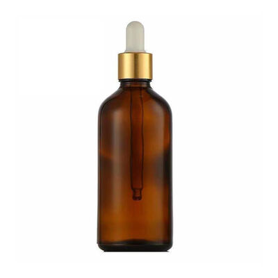 Gráfico de embalagens de óleo essencial de vidro YB em cores personalizadas com gotas de plástico e impressão em serigrafia em 10ml-100ml Capacidade