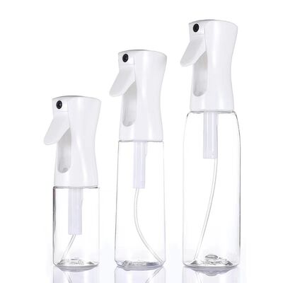 Frasco Pulverizador Contínuo PET de 200ml-500ml com Tecnologia de Névoa, Certificado REACH, Cores Personalizadas