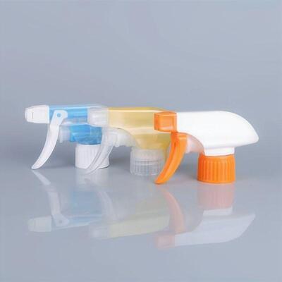 Pulverizador com gatilho de mão totalmente de plástico 28/410 com design ergonômico para limpeza doméstica