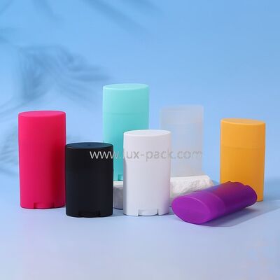 Material de PP 35g 50g 70g Bastão de desodorante vazio com impressão de seda e estampagem a quente para embalagens personalizadas