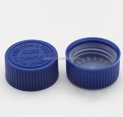 20mm 24mm 28mm Preta com nervuras lisa de plástico parafuso tampa de vedação de indução para garrafas cosméticas