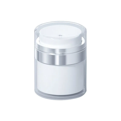 Frasco com revestimento interno acrílico sem ar 50g ️ Dispensador de vácuo para cuidados com a pele