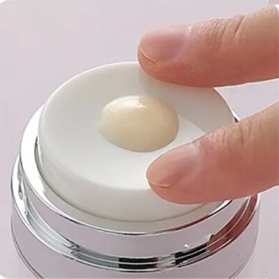 Frasco com revestimento interno acrílico sem ar 50g ️ Dispensador de vácuo para cuidados com a pele