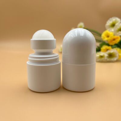 Grosso 30 ml 50 ml Garrafa em rolos de PP de qualidade alimentar Garrafa de rolos personalizável para desodorante e cuidados da pele