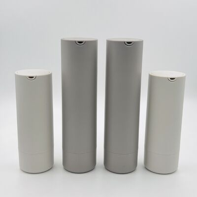 Garrafa de bomba sem ar de plástico de 50 ml com bomba de loção de vácuo em ABS + PP e cor personalizada