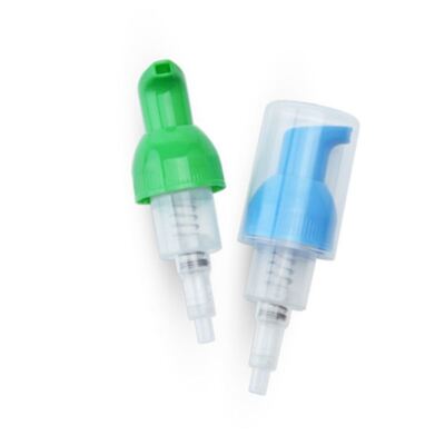 Distribuidor de bomba de espuma fina com tamanho de pescoço 28/410 com material PP para cuidados faciais e corporais
