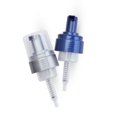 Dispensador de bomba de espuma de corpo inteiro electroplacado de 40 mm e 42 mm com alta produção de espuma para produtos de limpeza facial premium