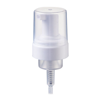 Dispensador de bomba de espuma de 40 mm/42 mm com corpo de plástico PP e mola de aço inoxidável SS304 para cosméticos