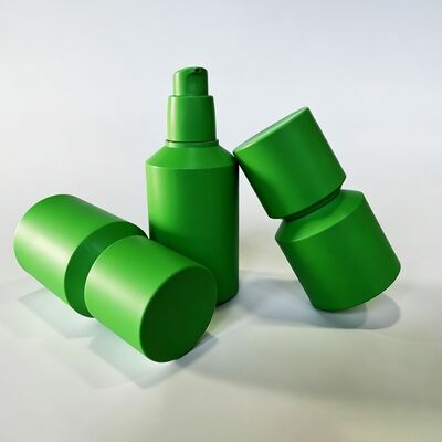 Frasco mal ventilado de plástico 30/50/80/100ml com design a vácuo sem contato para embalagens de grau cosmético premium
