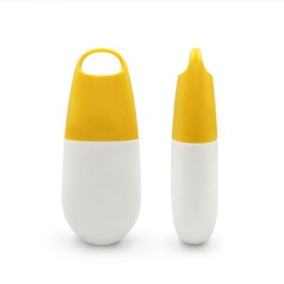 Frasco plástico cosmético à prova de vazamento de cores personalizadas com capacidade de 50ml para protetor solar e creme BB