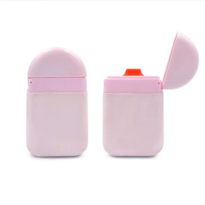 Frasco plástico cosmético à prova de vazamento de cores personalizadas com capacidade de 50ml para protetor solar e creme BB
