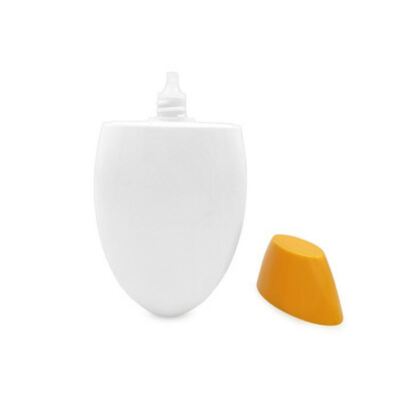 50 ml de frasco de plástico cosmético à prova de vazamento de cores personalizadas para protetor solar e recipiente de creme