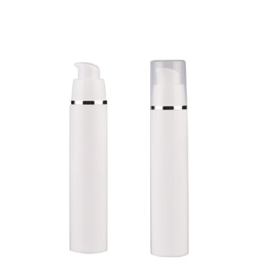 Garrafas de bomba sem ar de 15 ml 30 ml 50 ml para cuidados com a pele com personalização OEM ODM em PP de qualidade alimentar