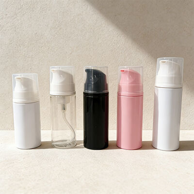 Garrafa de bomba de espuma PET PP por atacado 100ml 120ml 150ml com design à prova de vazamento para limpador facial e sabonete líquido