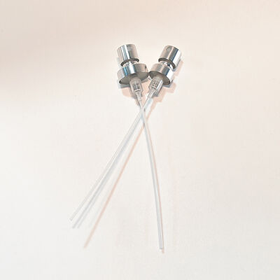 Bomba de perfume de metal luxuoso de 20 mm com tampa protetora