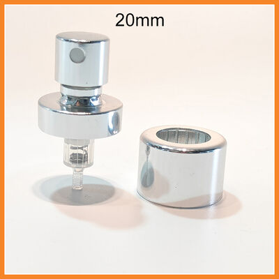 Bomba de perfume de metal luxuoso de 20 mm com tampa protetora