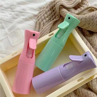 Venda Quente 100ml 150ml 200ml 500ml & 700ml Botão de pulverização contínua de plástico com pulverizador de névoa fina
