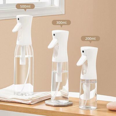 Venda Quente 100ml 150ml 200ml 500ml & 700ml Botão de pulverização contínua de plástico com pulverizador de névoa fina