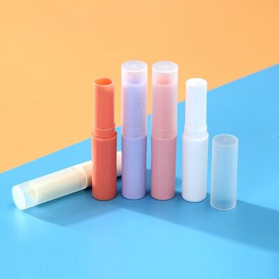 Por atacado 3G cilindro de plástico tubo lip stick embalagem vazia tubo fosco para o cuidado dos lábios bálsamo