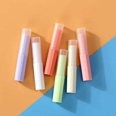 Por atacado 3G cilindro de plástico tubo lip stick embalagem vazia tubo fosco para o cuidado dos lábios bálsamo