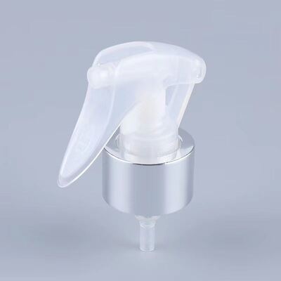 Círculo de alumínio 24/410 28/410 Mini pulverizador de gatilho de plástico com clipe de grande fabricação
