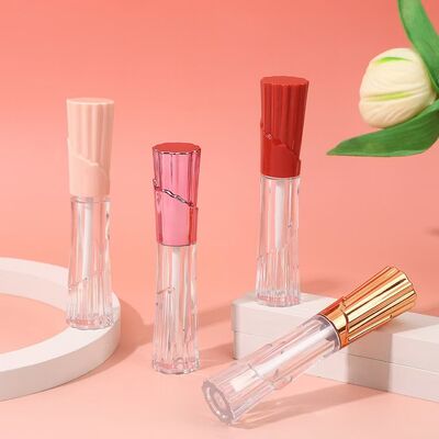 Tubos de plástico de brilho labial de 6 ml - recipiente cosmético vazio à prova de vazamento para maquiagem labial