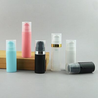 Frasco Bomba Airless PP Mono-Material Atacado 5ml 10ml 15ml Bomba de Loção a Vácuo Reciclável para Skincare