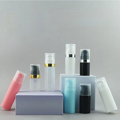 Frasco Bomba Airless PP Mono-Material Atacado 5ml 10ml 15ml Bomba de Loção a Vácuo Reciclável para Skincare