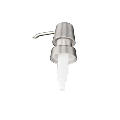 Bomba externa de aço inoxidável durável do distribuidor da loção da mola de 28mm para garrafas cosméticas