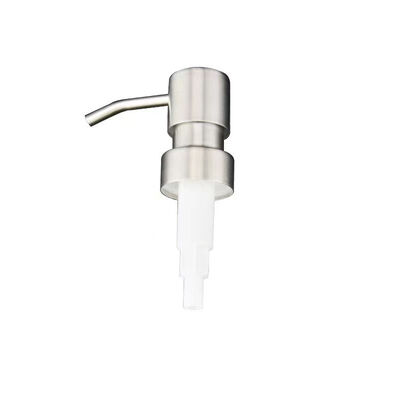 Bomba externa de aço inoxidável durável do distribuidor da loção da mola de 28mm para garrafas cosméticas