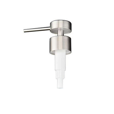 Bomba externa de aço inoxidável durável do distribuidor da loção da mola de 28mm para garrafas cosméticas