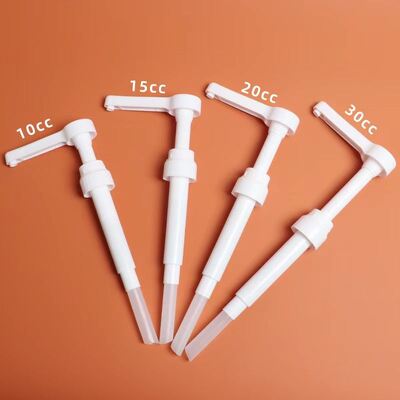 Dispensador de loção de plástico de 10cc 15cc 20cc 30cc para garrafas cosméticas